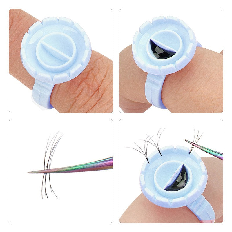 Lash Glue Ring / Eyelash Extension Glue Cup Ring