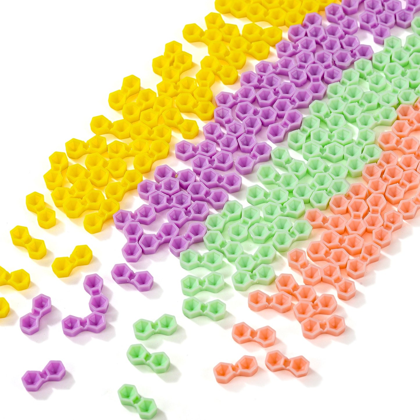 Double-Hole Lash Glue Cups / Honeycomb Lash Adhesive Holders