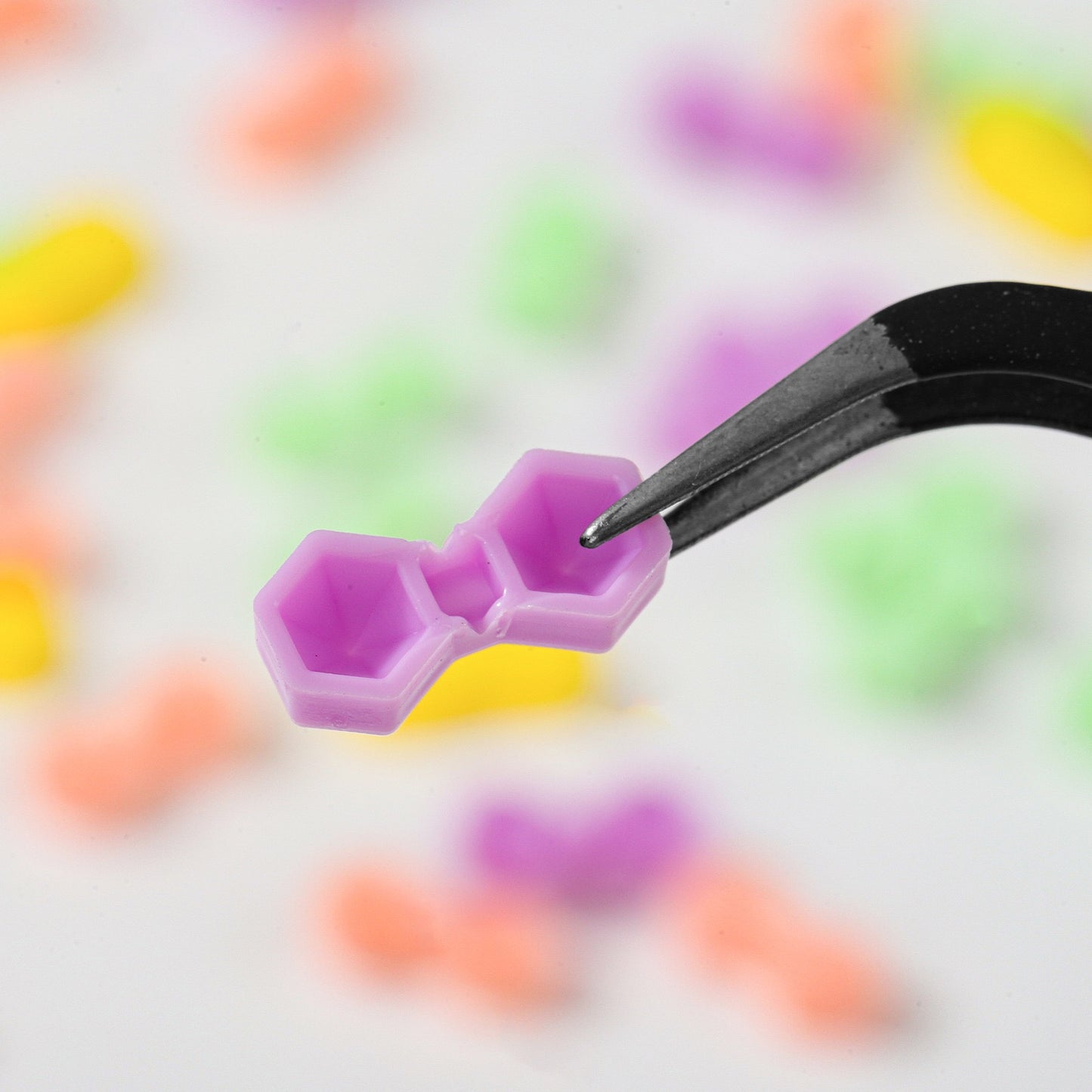 Double-Hole Lash Glue Cups / Honeycomb Lash Adhesive Holders