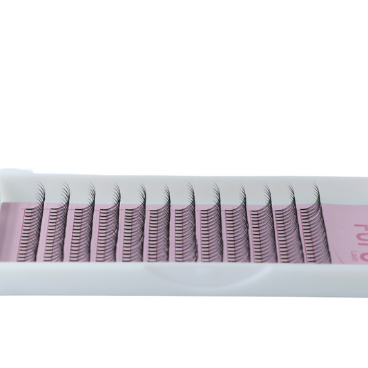 3D premade fans short root