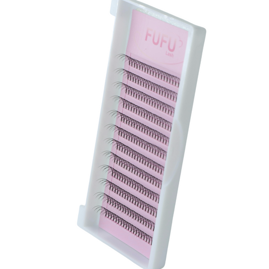 3D premade fans short root