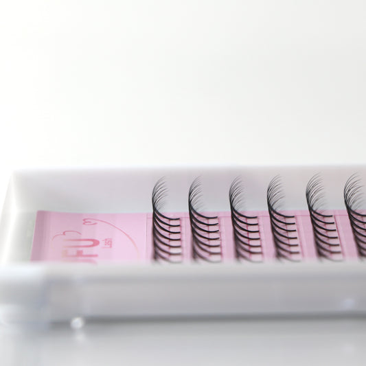 4D premade fans short root